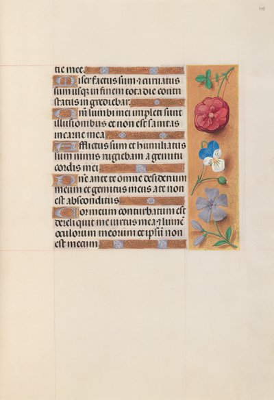 Uren van koningin Isabella de Katholieke, koningin van Spanje: Fol. 203r door Master of the First Prayerbook of Maximillian