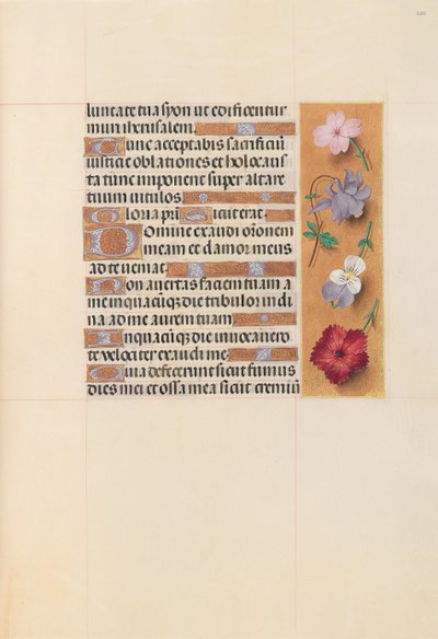 Getijdenboek van koningin Isabella de Katholieke, koningin van Spanje: Fol. 206r, ca. 1500 door Master of the First Prayerbook of Maximillian