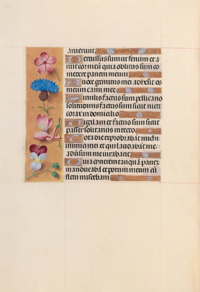 Getijdenboek van koningin Isabella de Katholieke, koningin van Spanje: Fol. 206v, ca. 1500 door Master of the First Prayerbook of Maximillian