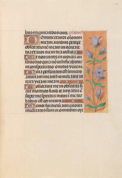 Getijdenboek van Koningin Isabella de Katholieke, Koningin van Spanje: Fol. 209r, ca. 1500 door Master of the First Prayerbook of Maximillian
