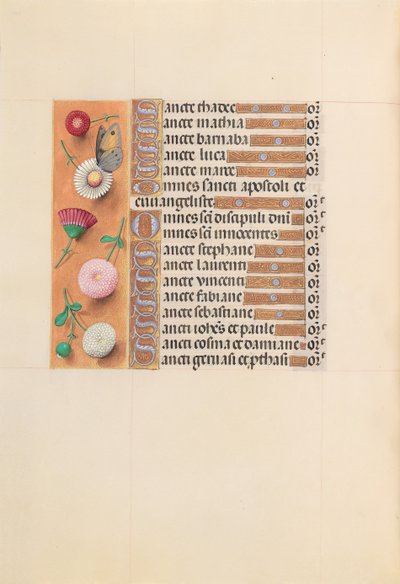 Getijdenboek van koningin Isabella de Katholieke, koningin van Spanje: Fol. 211v, ca. 1500 door Master of the First Prayerbook of Maximillian