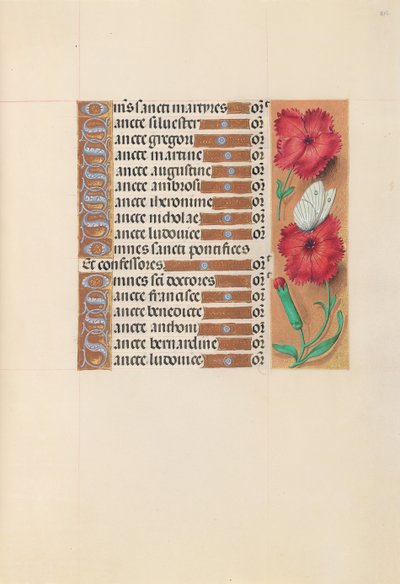 Uren van koningin Isabella de Katholieke, koningin van Spanje: Fol. 212r, ca. 1500 door Master of the First Prayerbook of Maximillian