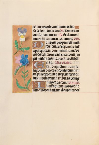 Getijdenboek van Koningin Isabella de Katholieke, Koningin van Spanje: Fol. 216v, ca. 1500 door Master of the First Prayerbook of Maximillian