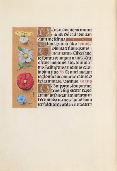 Getijdenboek van Koningin Isabella de Katholieke, Koningin van Spanje: Fol. 21v, ca. 1500 door Master of the First Prayerbook of Maximillian