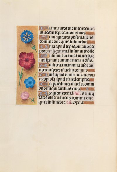 Uren van Koningin Isabella de Katholieke, Koningin van Spanje: Fol. 222v, ca. 1500 door Master of the First Prayerbook of Maximillian
