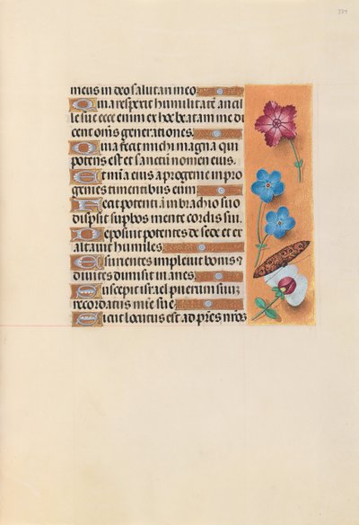 Getijdenboek van koningin Isabella de Katholieke, koningin van Spanje: Fol. 224r door Master of the First Prayerbook of Maximillian