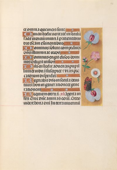 Getijdenboek van Koningin Isabella de Katholieke, Koningin van Spanje: Fol. 225r, ca. 1500 door Master of the First Prayerbook of Maximillian