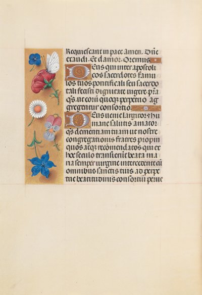 Getijdenboek van Koningin Isabella de Katholieke, Koningin van Spanje: Fol. 225v, c. 1500 door Master of the First Prayerbook of Maximillian
