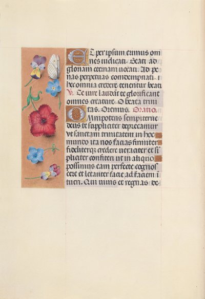 Uren van Koningin Isabella de Katholieke, Koningin van Spanje:  Fol. 22v door Master of the First Prayerbook of Maximillian