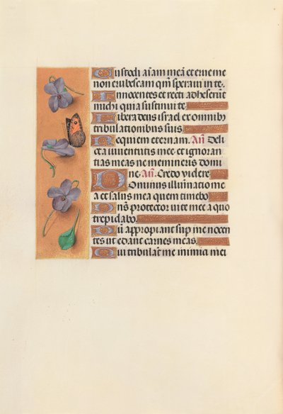 Getijdenboek van koningin Isabella de Katholieke, koningin van Spanje: Fol. 235v, ca. 1500 door Master of the First Prayerbook of Maximillian