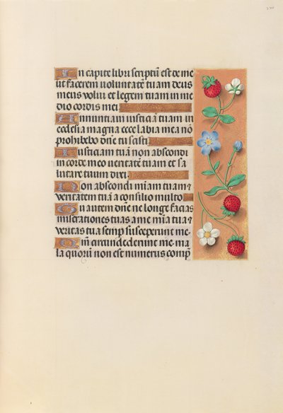 Uren van Koningin Isabella de Katholieke, Koningin van Spanje: Fol. 240r door Master of the First Prayerbook of Maximillian