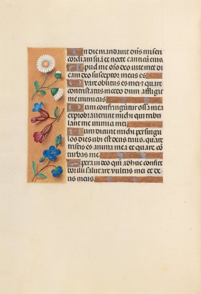 Uren van Koningin Isabella de Katholieke, Koningin van Spanje: Fol. 243v, c. 1500 door Master of the First Prayerbook of Maximillian
