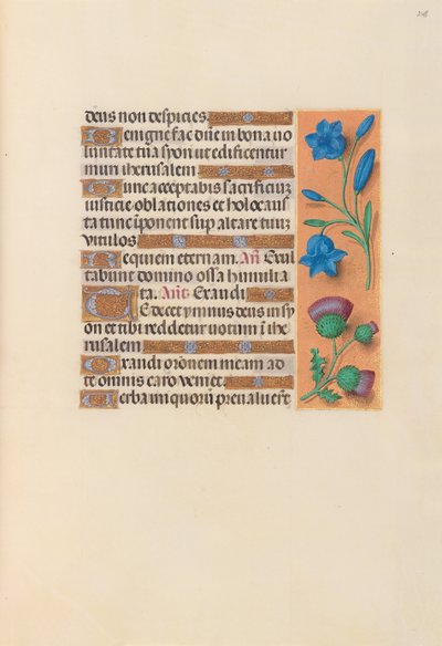 Getijdenboek van Koningin Isabella de Katholieke, Koningin van Spanje: Fol. 248r, c. 1500 door Master of the First Prayerbook of Maximillian