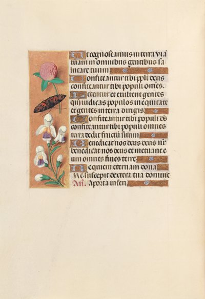 Getijdenboek van Koningin Isabella de Katholieke, Koningin van Spanje: Fol. 250v, c. 1500 door Master of the First Prayerbook of Maximillian