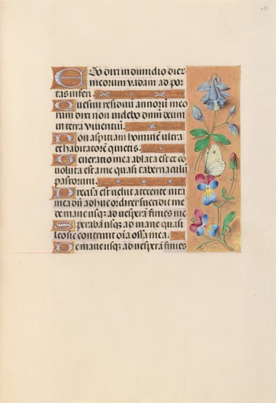 Uren van koningin Isabella de Katholieke, koningin van Spanje: Fol. 251r, ca. 1500 door Master of the First Prayerbook of Maximillian