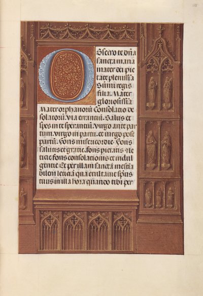 Uren van Koningin Isabella de Katholieke, Koningin van Spanje: Fol. 258r, ca. 1500 door Master of the First Prayerbook of Maximillian
