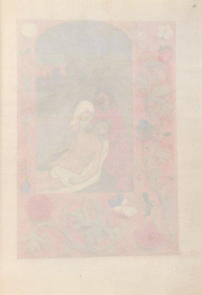 Getijdenboek van koningin Isabella de Katholieke, koningin van Spanje: Fol. 261r, c. 1500 door Master of the First Prayerbook of Maximillian