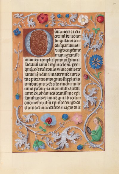Getijdenboek van koningin Isabella de Katholieke, koningin van Spanje: Fol. 262r, ca. 1500 door Master of the First Prayerbook of Maximillian