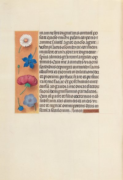 Getijdenboek van koningin Isabella de Katholieke, koningin van Spanje: Fol. 263v, Mis van St. Gregorius, ca. 1500 door Master of the First Prayerbook of Maximillian