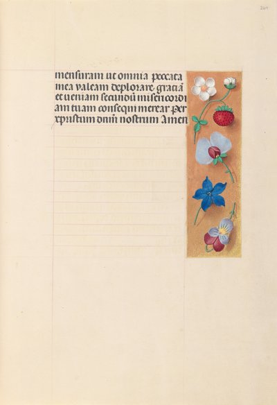 Getijdenboek van koningin Isabella de Katholieke, koningin van Spanje: Fol. 269r, ca. 1500 door Master of the First Prayerbook of Maximillian
