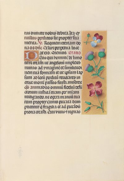 Getijdenboek van Koningin Isabella de Katholieke, Koningin van Spanje: Fol. 26r, ca. 1500 door Master of the First Prayerbook of Maximillian