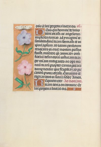 Uren van koningin Isabella de Katholieke, koningin van Spanje: Fol. 27v, c. 1500 door Master of the First Prayerbook of Maximillian