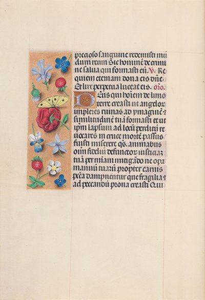 Uren van Koningin Isabella de Katholieke, Koningin van Spanje: Fol. 29v, c. 1500 door Master of the First Prayerbook of Maximillian