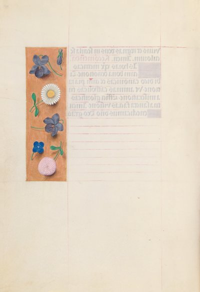 Getijdenboek van koningin Isabella de Katholieke, koningin van Spanje: Fol. 30v, c. 1500 door Master of the First Prayerbook of Maximillian