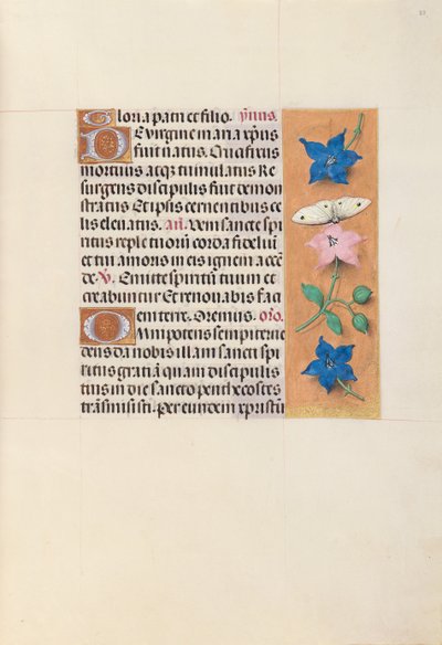 Getijdenboek van koningin Isabella de Katholieke, koningin van Spanje: Fol. 33r door Master of the First Prayerbook of Maximillian
