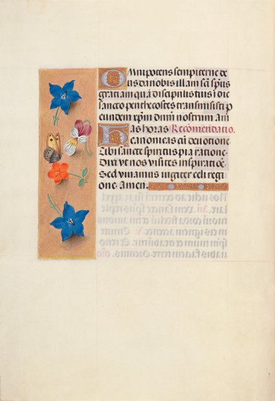 Getijdenboek van koningin Isabella de Katholieke, koningin van Spanje: Fol. 36v, ca. 1500 door Master of the First Prayerbook of Maximillian