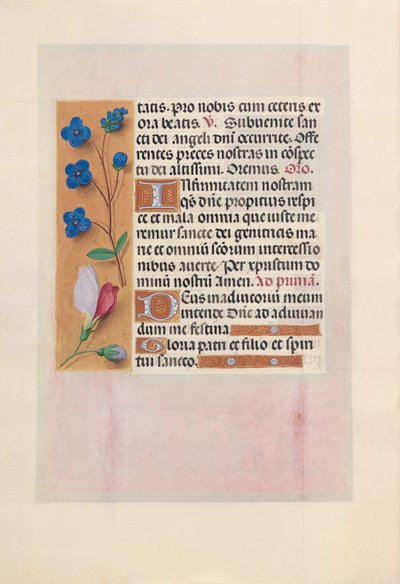 Uren van Koningin Isabella de Katholieke, Koningin van Spanje:  Fol. 38v door Master of the First Prayerbook of Maximillian