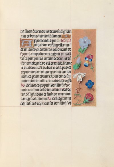 Uren van koningin Isabella de Katholieke, koningin van Spanje: Fol. 54r door Master of the First Prayerbook of Maximillian