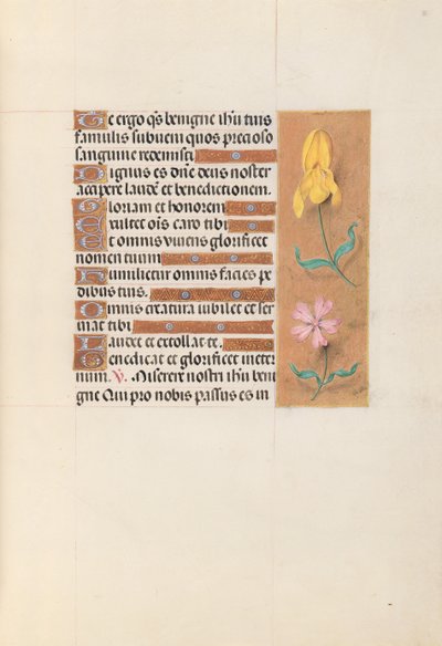 Getijdenboek van Koningin Isabella de Katholieke, Koningin van Spanje: Fol. 56r, c. 1500 door Master of the First Prayerbook of Maximillian