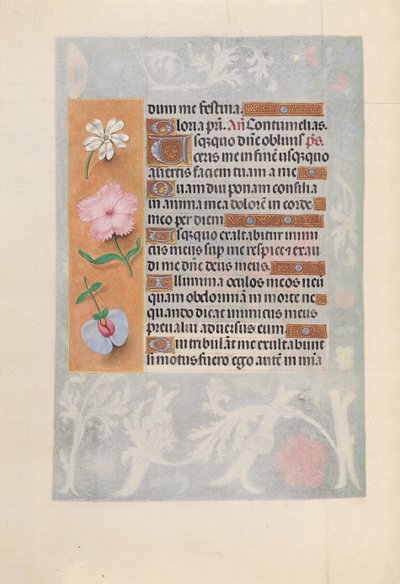Uren van koningin Isabella de Katholieke, koningin van Spanje: Fol. 57v door Master of the First Prayerbook of Maximillian