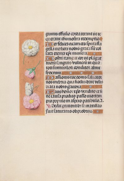 Getijdenboek van Koningin Isabella de Katholieke, Koningin van Spanje: Fol. 58v, ca. 1500 door Master of the First Prayerbook of Maximillian