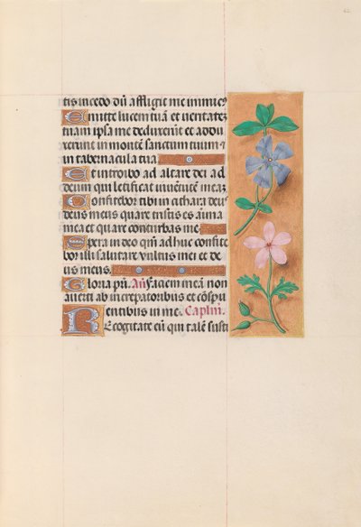 Uren van Koningin Isabella de Katholieke, Koningin van Spanje: Fol. 62r, ca. 1500 door Master of the First Prayerbook of Maximillian