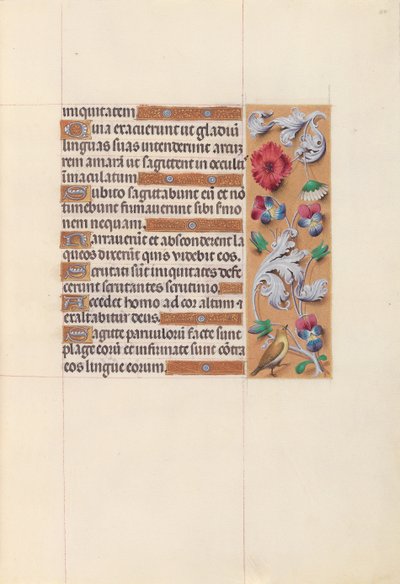 Uren van Koningin Isabella de Katholieke, Koningin van Spanje: Fol. 64r, ca. 1500 door Master of the First Prayerbook of Maximillian