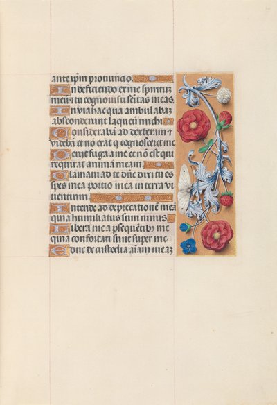Getijdenboek van koningin Isabella de Katholieke, koningin van Spanje: Fol. 70r, ca. 1500 door Master of the First Prayerbook of Maximillian