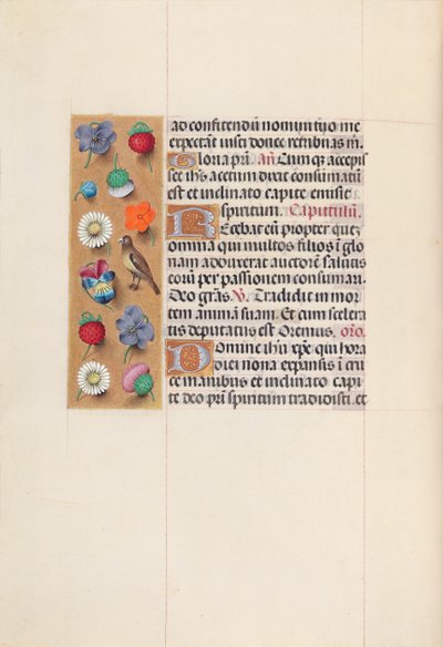 Getijdenboek van Koningin Isabella de Katholieke, Koningin van Spanje: Fol. 70v, ca. 1500 door Master of the First Prayerbook of Maximillian