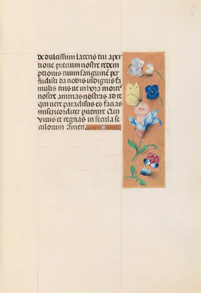 Getijdenboek van koningin Isabella de Katholieke, koningin van Spanje: Fol. 71r, ca. 1500 door Master of the First Prayerbook of Maximillian