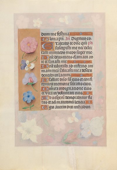 Uren van Koningin Isabella de Katholieke, Koningin van Spanje:  Fol. 73v door Master of the First Prayerbook of Maximillian