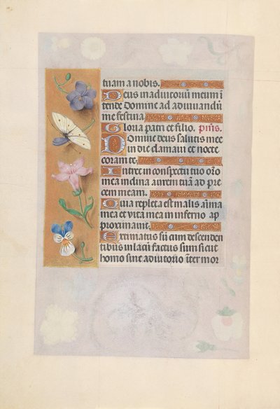 Getijdenboek van Koningin Isabella de Katholieke, Koningin van Spanje: Fol. 77v door Master of the First Prayerbook of Maximillian