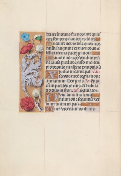 Getijdenboek van koningin Isabella de Katholieke, koningin van Spanje: Fol. 78v, ca. 1500 door Master of the First Prayerbook of Maximillian