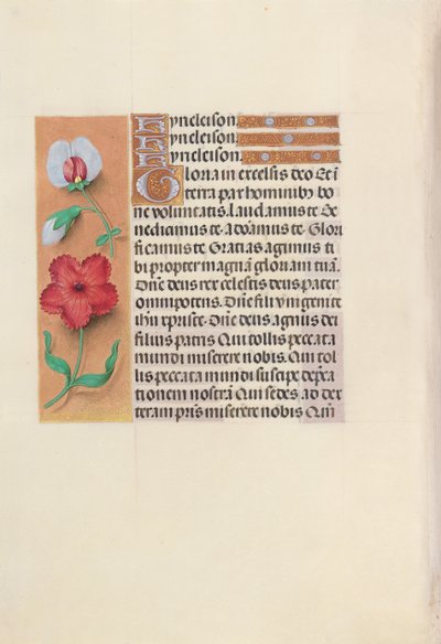 Getijdenboek van koningin Isabella de Katholieke, koningin van Spanje: Fol. 89v, ca. 1500 door Master of the First Prayerbook of Maximillian
