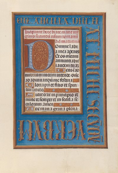 Getijdenboek van Koningin Isabella de Katholieke, Koningin van Spanje: Fol, 98r door Master of the First Prayerbook of Maximillian
