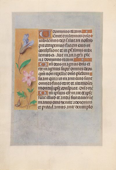 Getijdenboek van koningin Isabella de Katholieke, koningin van Spanje: Fol. 98v, ca. 1500 door Master of the First Prayerbook of Maximillian