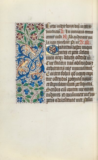 Getijdenboek (gebruik van Rouen): fol. 122v door Master of the Geneva Latini