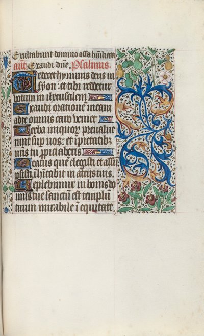 Getijdenboek (gebruik van Rouen): fol. 136r door Master of the Geneva Latini