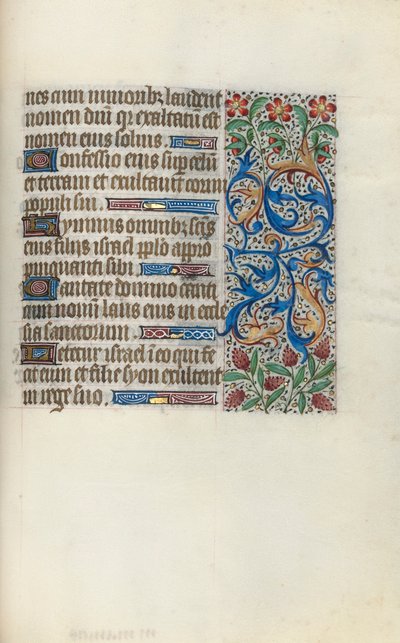 Getijdenboek (gebruik van Rouen): fol. 142r door Master of the Geneva Latini