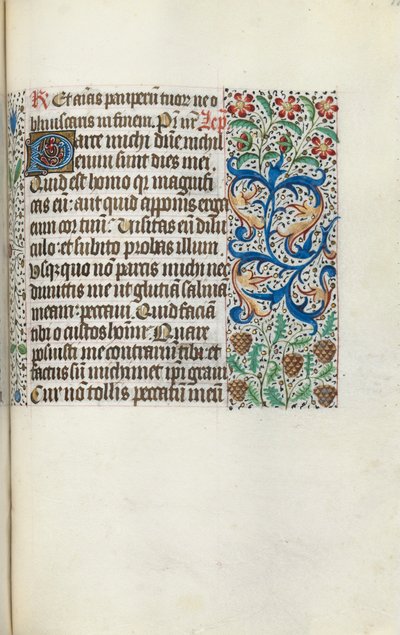 Getijdenboek Gebruik van Rouen: fol. 115r, ca. 1470 door Master of the Geneva Latini